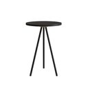 Ver imagem 2 de Mesa Lateral de Apoio com Pés Metálicos 35x35cm 27944 Artesano - Preto