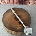 Ver imagem 4 de Bomba de Chimarrão Inox Anel Rosca 24cm Mil Furos Brasão Rs Bortonaggio