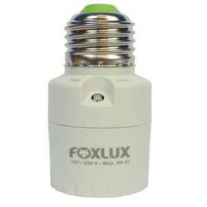 Bocal Sensor E-27 com Fotocélula Bivolt Foxlux