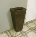 Ver imagem 3 de Vaso Planta 60x30 Trapézio Parede Polietileno - MARROM CAFE 003