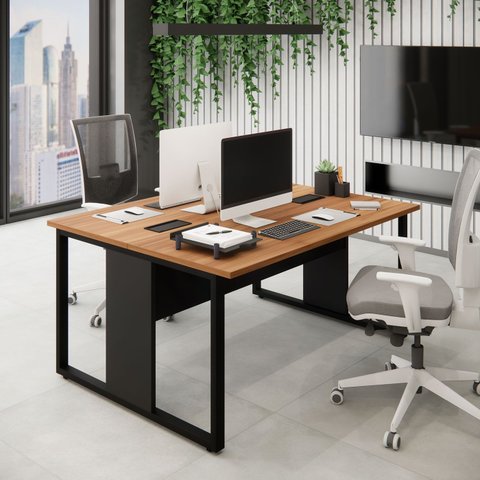Mesa de Trabalho para Escritório 2 Lugares Ng Pre 1,50m F5