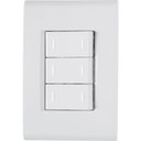 Ver imagem 1 de Conjunto 4x2 com 3 Interruptores Paralelos Tramontina Liz 10 a 250 V Branco