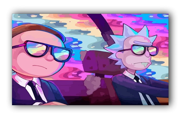 Mouse Pad Personalizado Rick and Morty - 60x35 cm