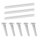 Ver imagem 1 de Kit 3 Puxadores com 5 Pés Palito Retrô para Balcão Cozinha 120cm Veneza Multimóveis Mp2307