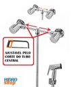 Ver imagem 1 de Misturador Externo Ajustável Ducha Higiênica Cromado C40 Riet - 2300928