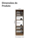 Ver imagem 2 de Torre Quente 70 cm 3 Portas Rustic-Crema Vik Madesa Rustic-Crema