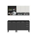 Ver imagem 3 de Cozinha Itatiaia Midi Pop Art I3 - 4 Peças - Grafite-branca