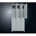 Ver imagem 4 de Armário Roupeiro De Aço Vestiário Academia 6 Portas Locker Cinza