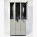 Ver mais imagens de Armário Roupeiro De Aço Vestiário Academia 6 Portas Locker Cinza