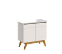 Ver imagem 2 de Buffet Aparador Sala de Estar e Jantar Luxo Quarto Retrô CLASSIC 2P - OFFWHITE