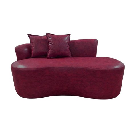 Namoradeira Sofá Feijão Hana Orgânica Courissímo Vermelho