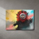 Ver imagem 3 de Quadro em Canvas Darth Minion 100x150 Borda Infinita