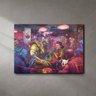 Quadro em Canvas  Stan Lee's Bar  100x150 Borda Infinita - 4