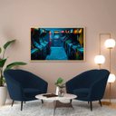 Ver imagem 2 de Quadro em Canvas Fliperamas 60x90 Borda Infinita