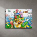 Ver imagem 1 de Quadro em Canvas  Mario 3D World 60x90 Borda Infinita