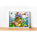Ver imagem 3 de Quadro em Canvas  Mario 3D World 60x90 Borda Infinita