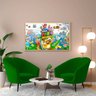 Quadro em Canvas  Mario 3D World 60x90 Borda Infinita - 2