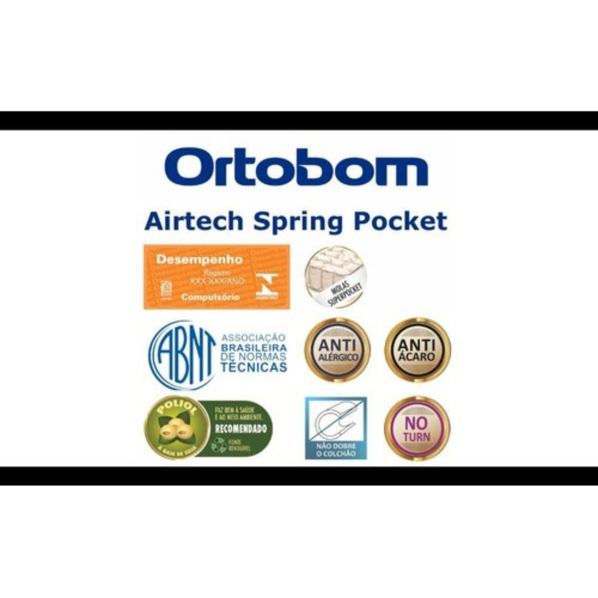 Colchão Casal Ortobom Molas Ensacadas Airtech 138x188x25 - 7