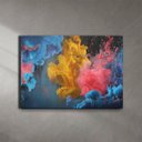 Ver imagem 1 de Quadro em Canvas Cores Submersas 40x60 Borda Infinita