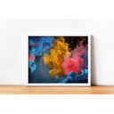 Ver imagem 3 de Quadro em Canvas  Cores Submersas  40x60 Borda Infinita