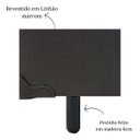 Ver imagem 7 de Cama Box Bau Marrom Casal Premium Blindada Super Reforçada Suede