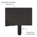 Ver imagem 7 de Cama Box Bau Marrom Casal Premium Blindada Super Reforçada Suede