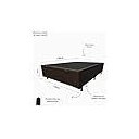 Ver imagem 6 de Cama Box Bau Marrom Casal Premium Blindada Super Reforçada Suede