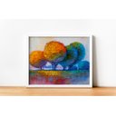 Ver imagem 2 de Quadro em Canvas Bosque ao Por do Sol 100x150 Borda Infinita