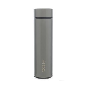 Garrafa Térmica em Aço Inox com Termômetro Led 500ml Cinza