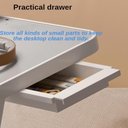 Ver imagem 2 de Mesa Suporte Notebook Dobrável Cama Sofá Articulada Gaveta