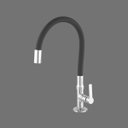 Ver imagem 2 de Torneira Gir Cozinha Mesa Flex Color Black 1/4vt 2066 C55 Cr