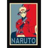 Quadro Naruto Estilo Propaganda Com Moldura e Imagem Nítida - 1