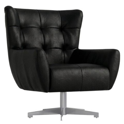 Poltrona Decorativa Malta Base Giratoria Courino Tcs 724 Moll