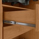 Ver imagem 4 de Guarda-Roupas Casal Alonzo 6 Portas 4 Gavetas s/ Espelho 100% MDF c/ Pés - Lp - Rei de Casa Amendoa 