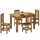 Ver imagem 1 de Conjunto Sala de Jantar 120x88 com 4 Cadeiras Diamante - Nemargi:nogueira