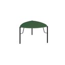 Ver imagem 1 de Mesa Lateral Bend Triangular MDF Metal Musgo com Preto Casa Lar Shop