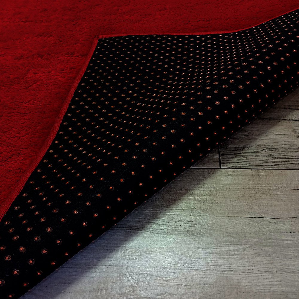 Tapete Macio Vermelho 2x2.50 Antiderrapante Inspira Comfort - 3