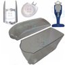 Kit Tanque Reservatório com Tampa + Torneira Completa + Pingadeira Completa + Pá Agitadora 50921- - 1
