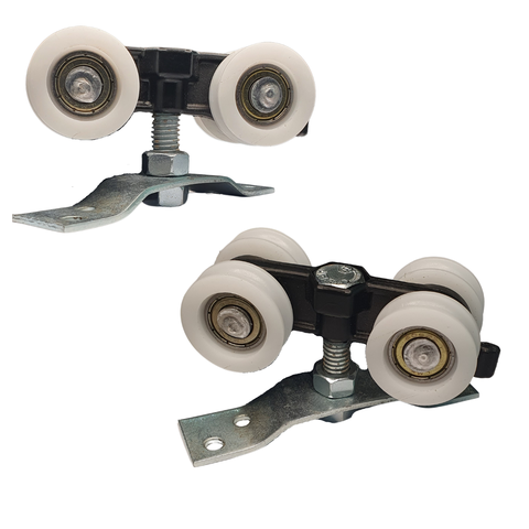 Par de Roldanas Quatro Rodas 28mm Rolamentadas Rda-4