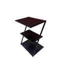 Ver imagem 2 de Mesa Auxiliar Carrinho em Z Preto