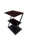 Ver imagem 2 de Mesa Auxiliar Carrinho em Z Preto