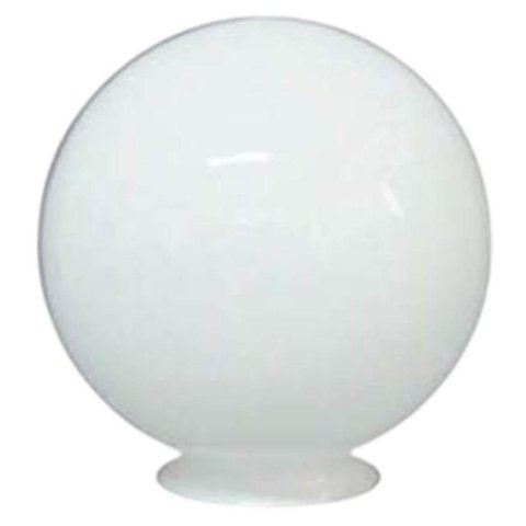 Globo para Poste Iluminação Jardim 15x30cm Leitoso Decorativo Pvc Global Dital