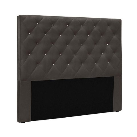 Cabeceira Dora Solteiro 90cm Estofada Fixação no Box Suede Cinza Loja Sheep