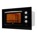 Ver imagem 2 de Forno Elétrico de Embutir Fischer Fit Line 48 Litros Preto 220v