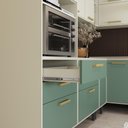 Ver imagem 5 de Armário Paneleiro 2 Portas 2 Gavetas e Nichos Bossa Nova