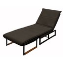 Ver mais imagens de Poltrona Banco Papai Reclinável Puff Retrátil Versátil Moderno Extensão Bancada Premium Cor Marrom