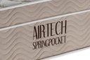 Ver imagem 5 de Colchão Queen Ortobom De Molas Physical Airtech Spring Pocket Bege - 158cm X 198cm X 30cm