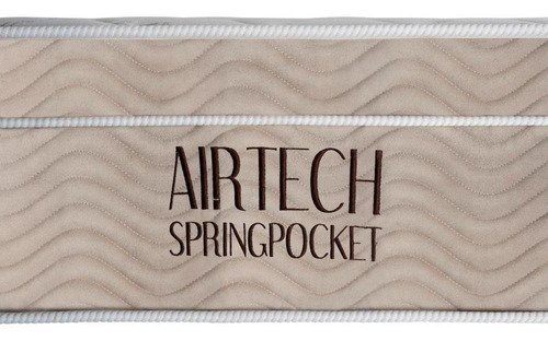 Colchão Queen Ortobom De Molas Physical Airtech Spring Pocket Bege - 158cm X 198cm X 30cm - 7