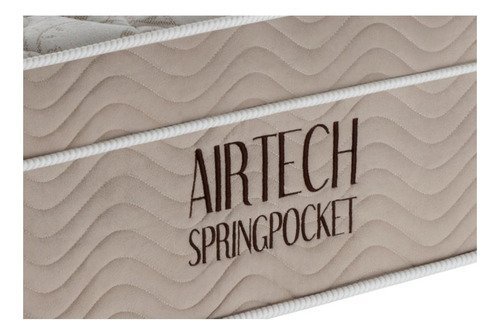 Colchão Queen Ortobom De Molas Physical Airtech Spring Pocket Bege - 158cm X 198cm X 30cm - 3