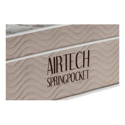 Colchão Queen Ortobom De Molas Physical Airtech Spring Pocket Bege - 158cm X 198cm X 30cm - 3